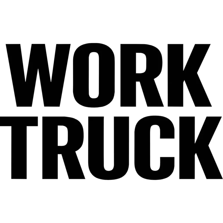 Work Truck Decal