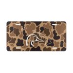 Hawaii Ducks Unlimited Camo License Plate