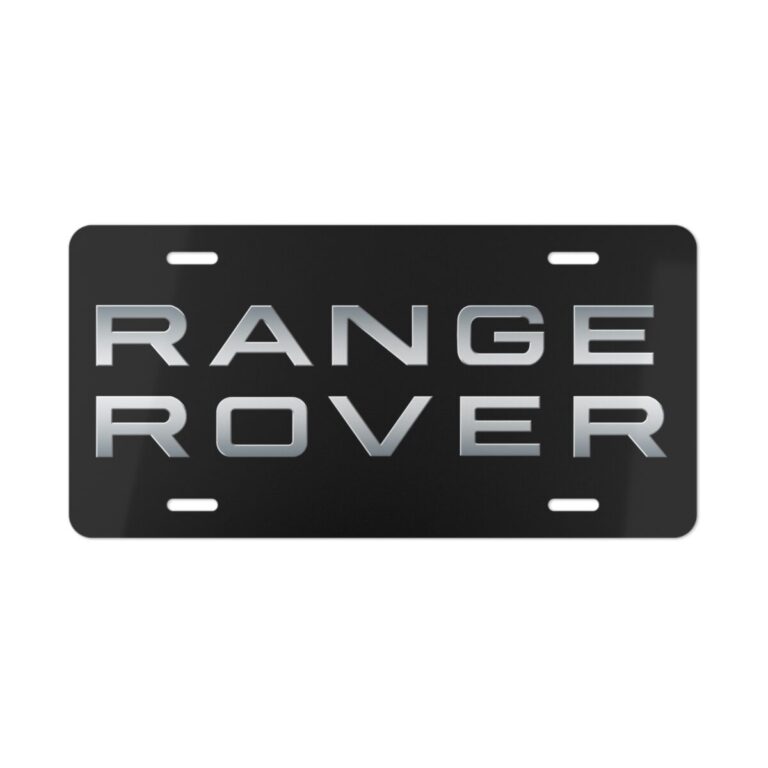 Range Rover License Plate