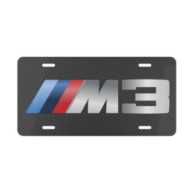 BMW M3 Carbon Fiber License Plate