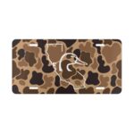 California Ducks Unlimited Camo License Plate