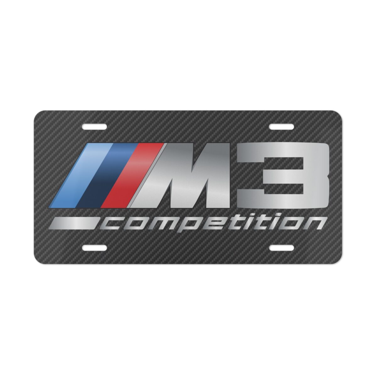 BMW M3 Competition Carbon Fiber License Plate