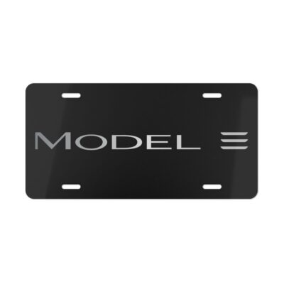 Tesla Model 3 License Plate