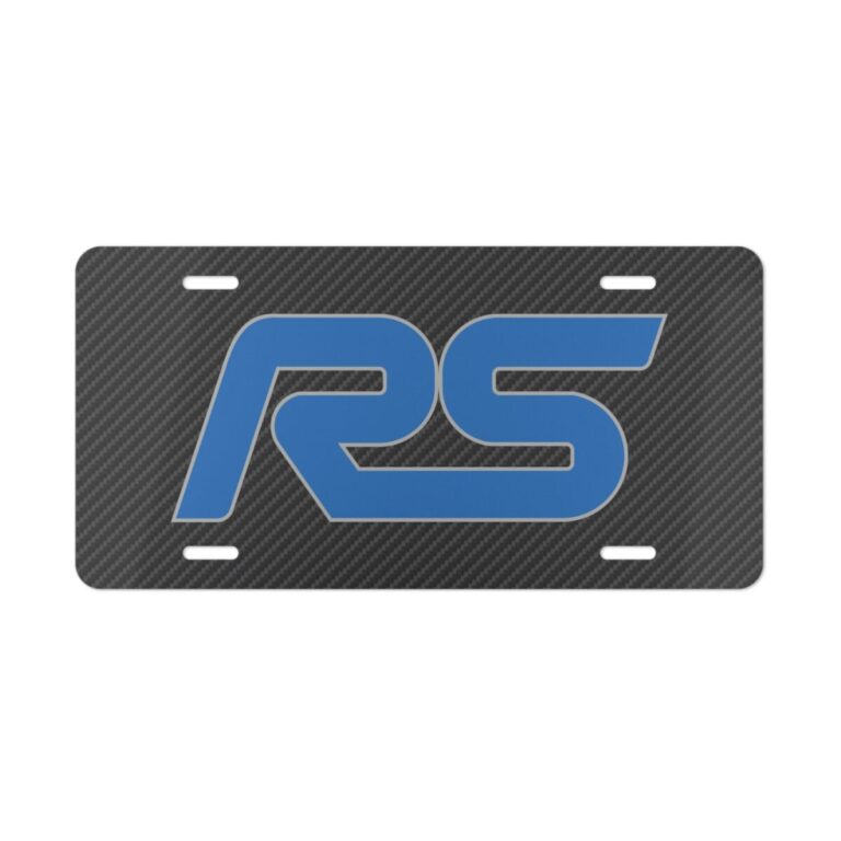 Ford Focus RS Carbon Fiber License Plate