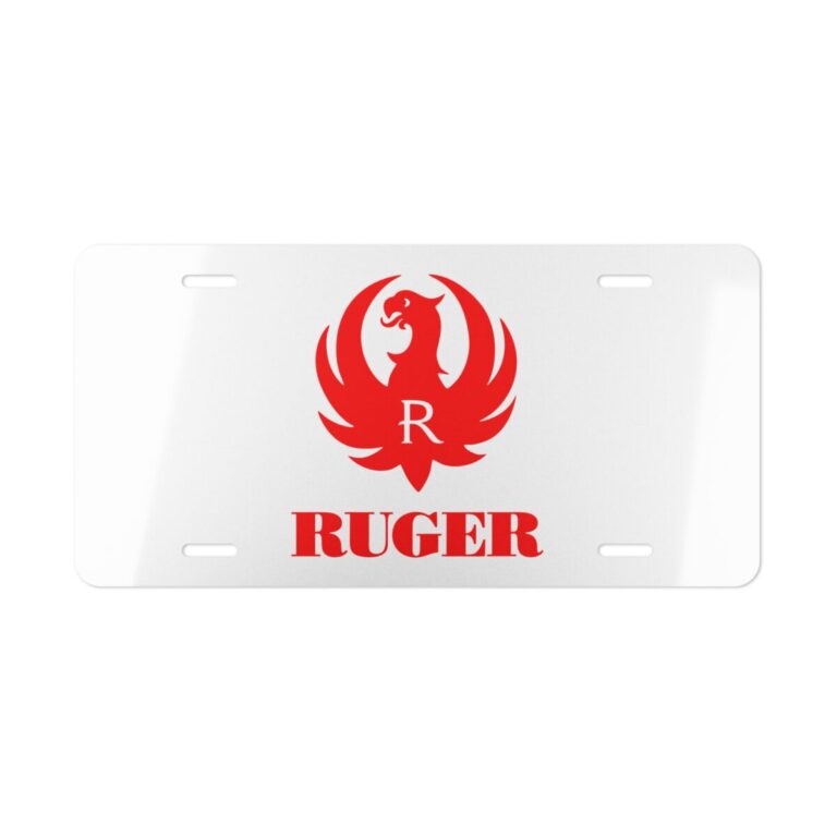 Ruger License Plate