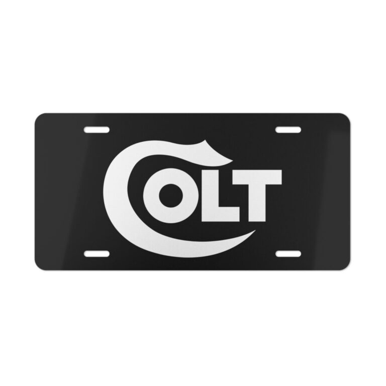 Colt License Plate