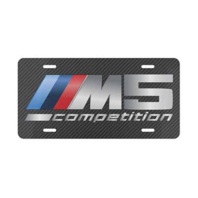 BMW M5 Competition Carbon Fiber License Plate
