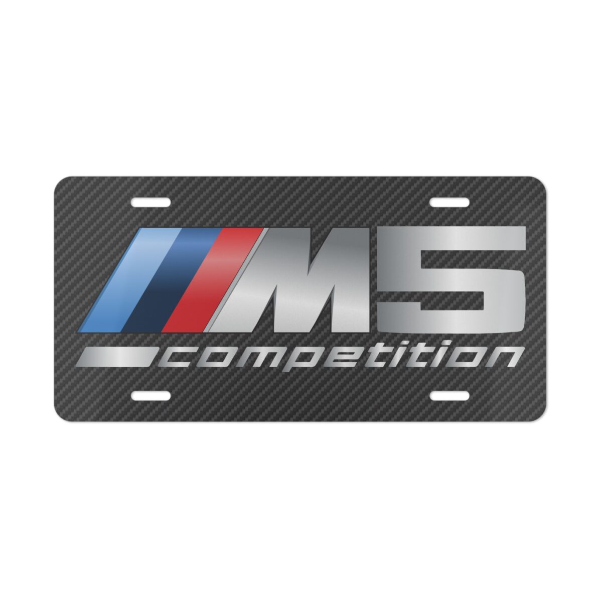 BMW M5 Competition Carbon Fiber License Plate