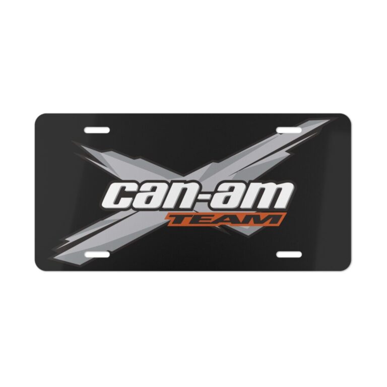 Can-am Team License Plate