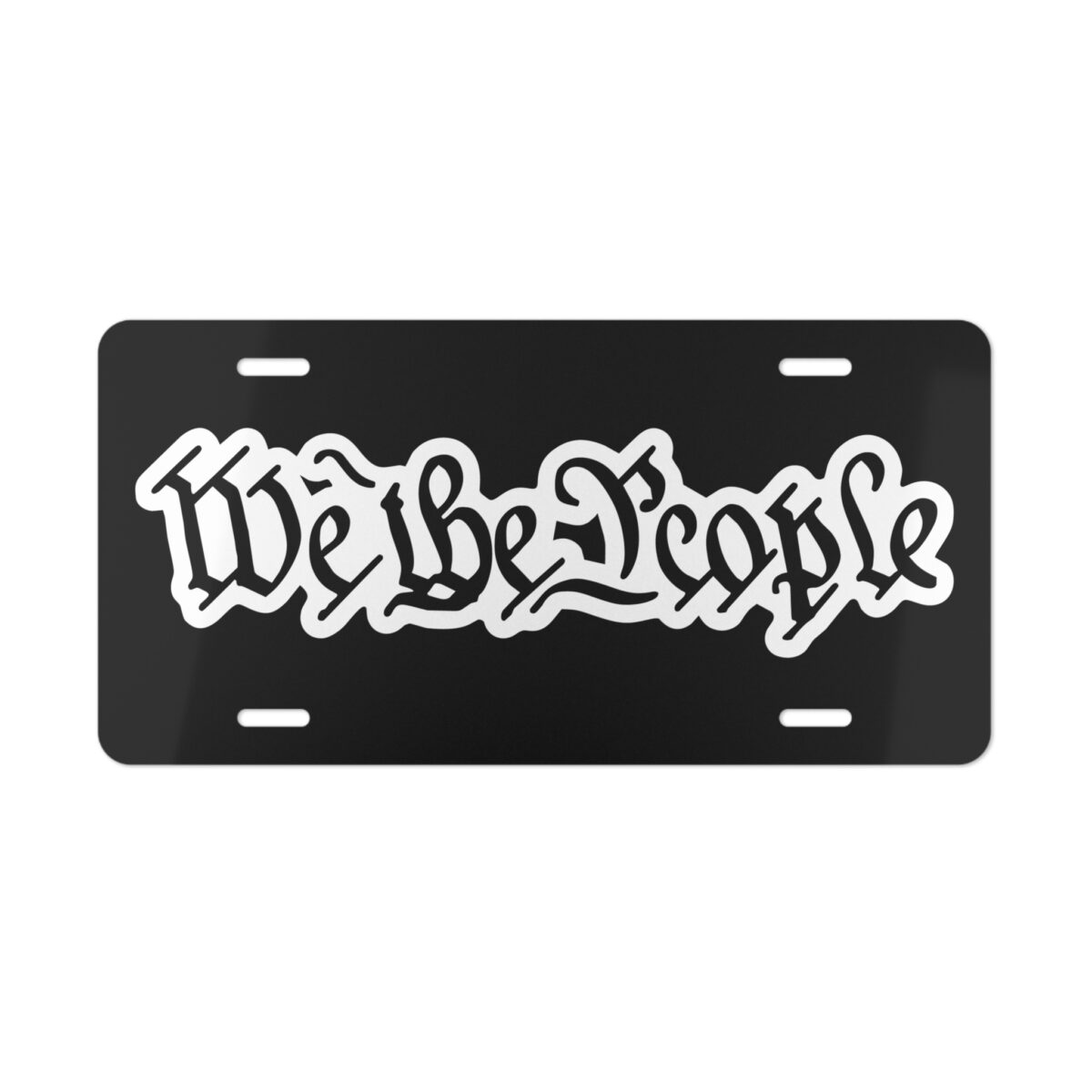 We The People License Plate