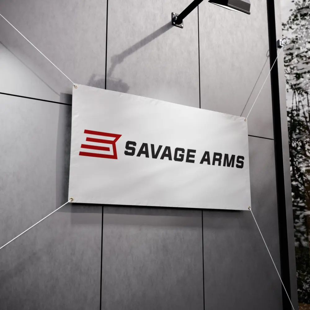 Savage Arms Garage Banner