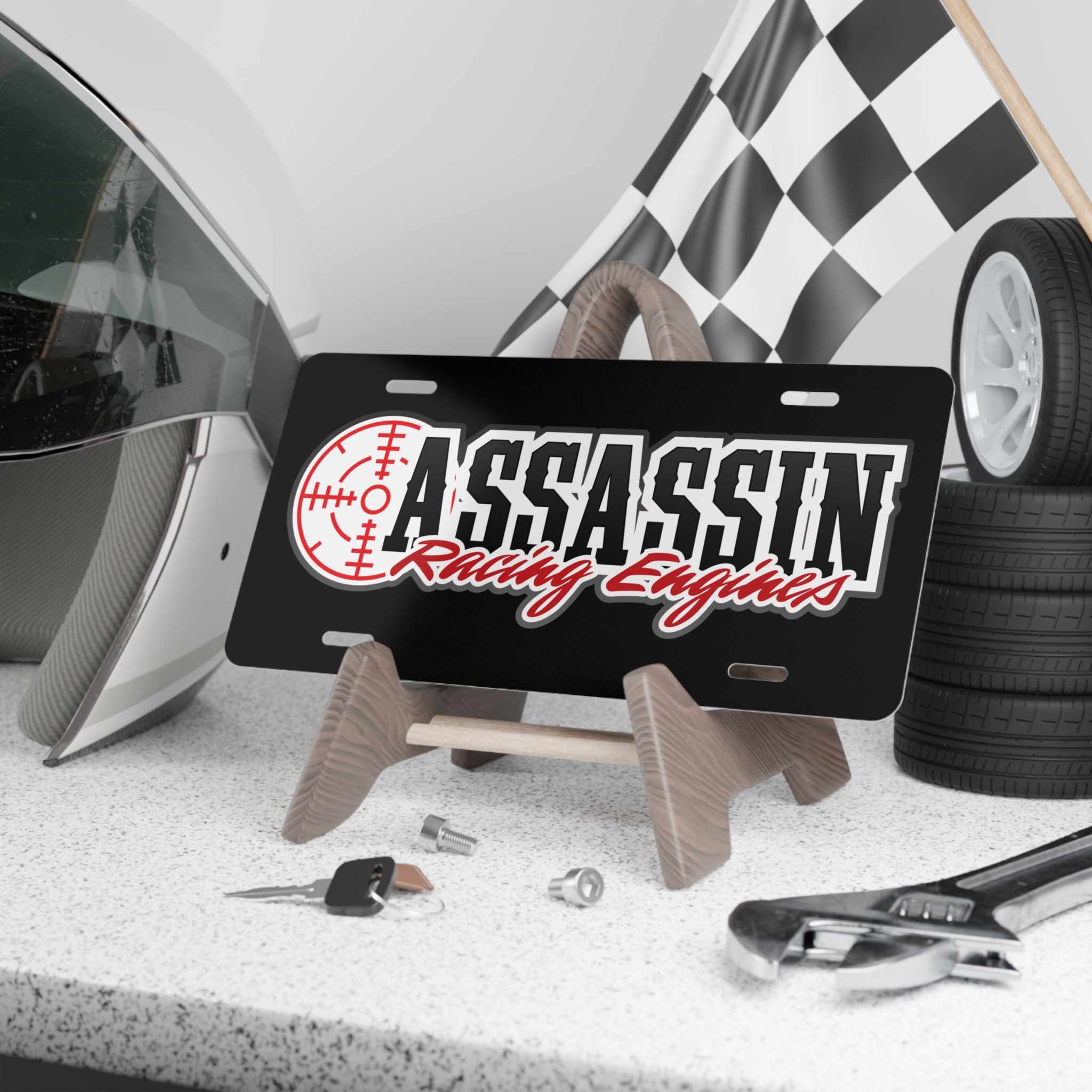 Assassin Racing Engines License Plate