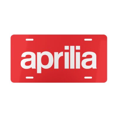 Aprilia License Plate
