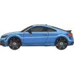 Audi TT 2022 Side Car Toon Decal