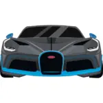 Bugatti Divo Front Car Toon Decal