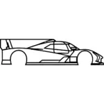 Cadillac V-Series.R Race Car Silhouette Decal
