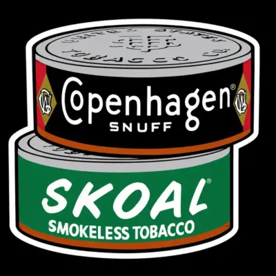 Vintage Copenhagen & Skoal Decal