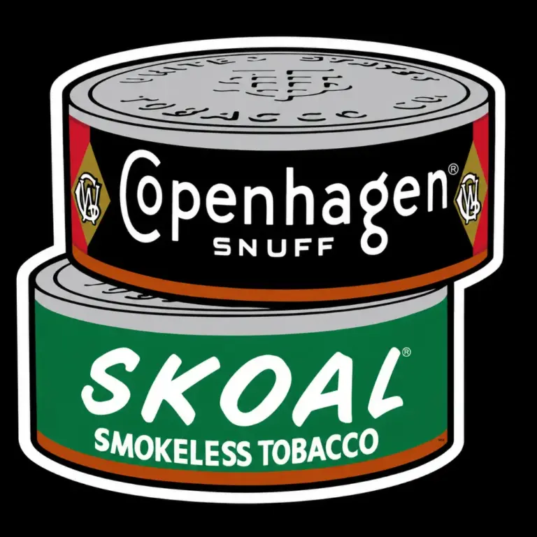 Vintage Copenhagen & Skoal Decal