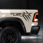 RAM TRX Claw Mark Bedside Decals