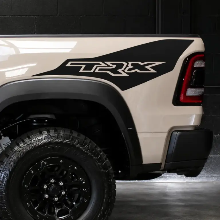 RAM TRX Factory Style Bedside Decals
