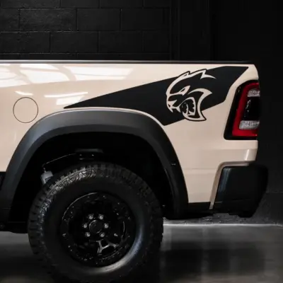 RAM Hellcat Factory Style Bedside Decals