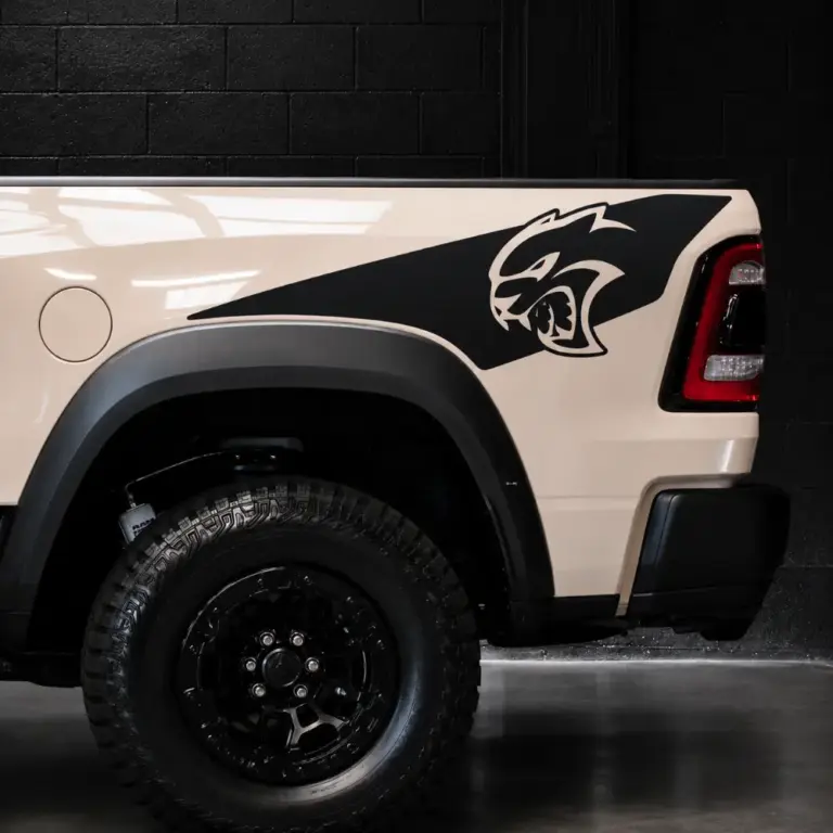 RAM Hellcat Factory Style Bedside Decals