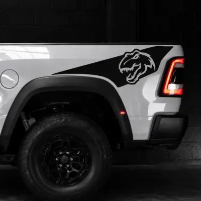 RAM TRX Head Factory Style Bedside Decals