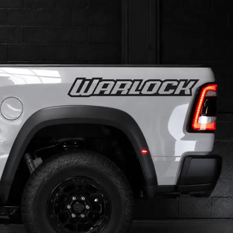 RAM Warlock Bedside Decals
