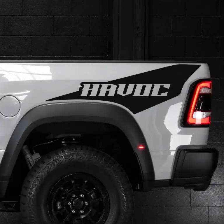 RAM Havoc Bedside Decals