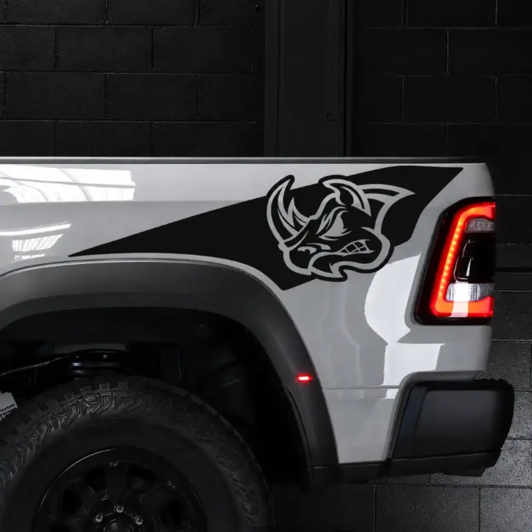RAM RHO Rhino Factory Style Bedside Decals