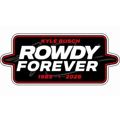 Kyle Busch Rowdy Forever Memorial Decal