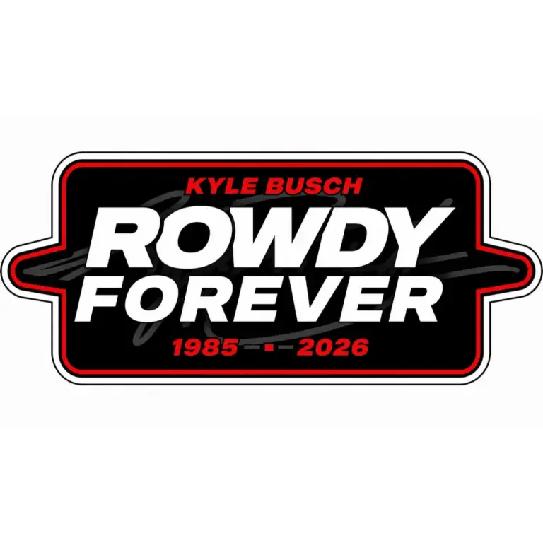 Kyle Busch Rowdy Forever Memorial Decal