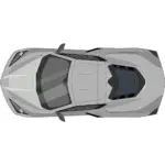 Chevrolet Corvette 2022 Top Car Toon Decal