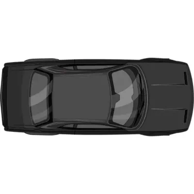 Dodge Challenger SRT 2022Top Car Toon Decal