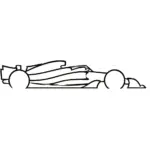 Formula 1 F1 Race Car Silhouette Decal