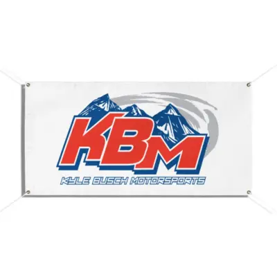 Kyle Busch Motorsports KBM Garage Banner