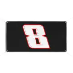 Kyle Busch Number 8 Garage Banner
