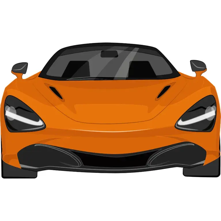 McLaren 720S 2022 Front Toon Decal