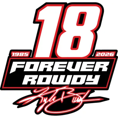 Kyle Busch 1985-2026 Forever Rowdy Memorial Decal