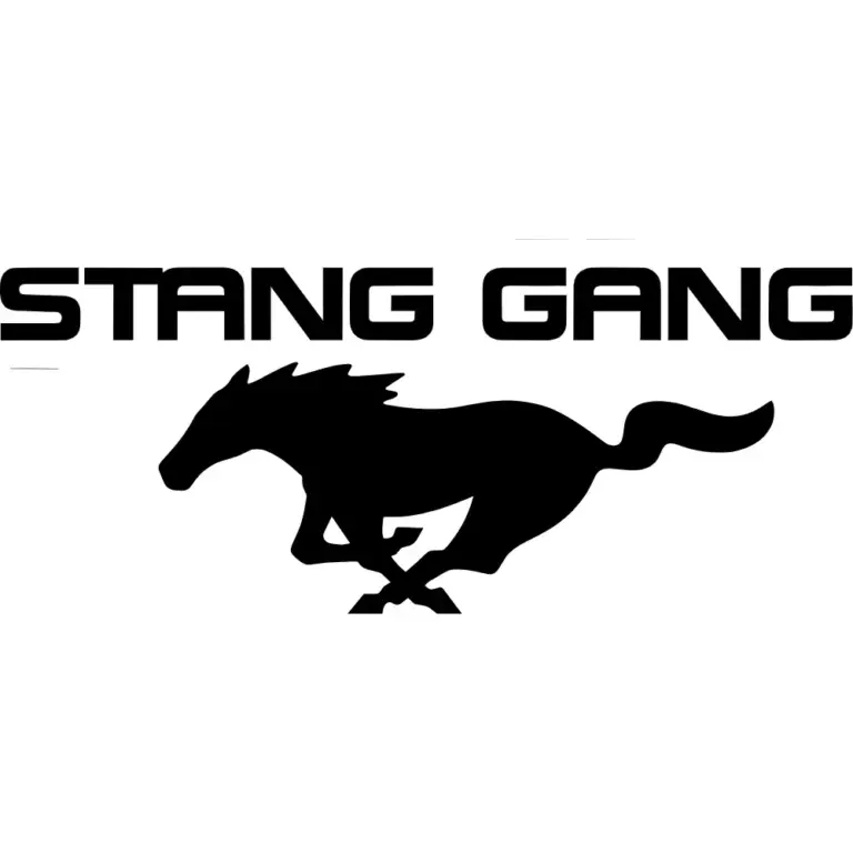 Mustang Stang Gang Decal