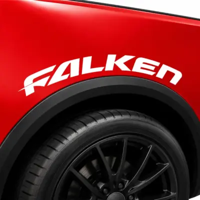Falken Tires Curved Fender Decal