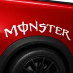 Monster Energy Curved Fender Decal