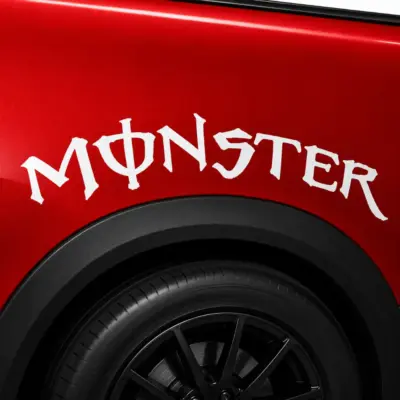 Monster Energy Curved Fender Decal