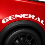 General Tire Curved Fender Decal