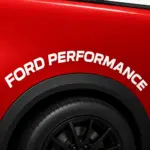 Ford Performance Curved Fender Decal
