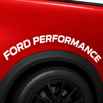 Ford Performance Curved Fender Decal