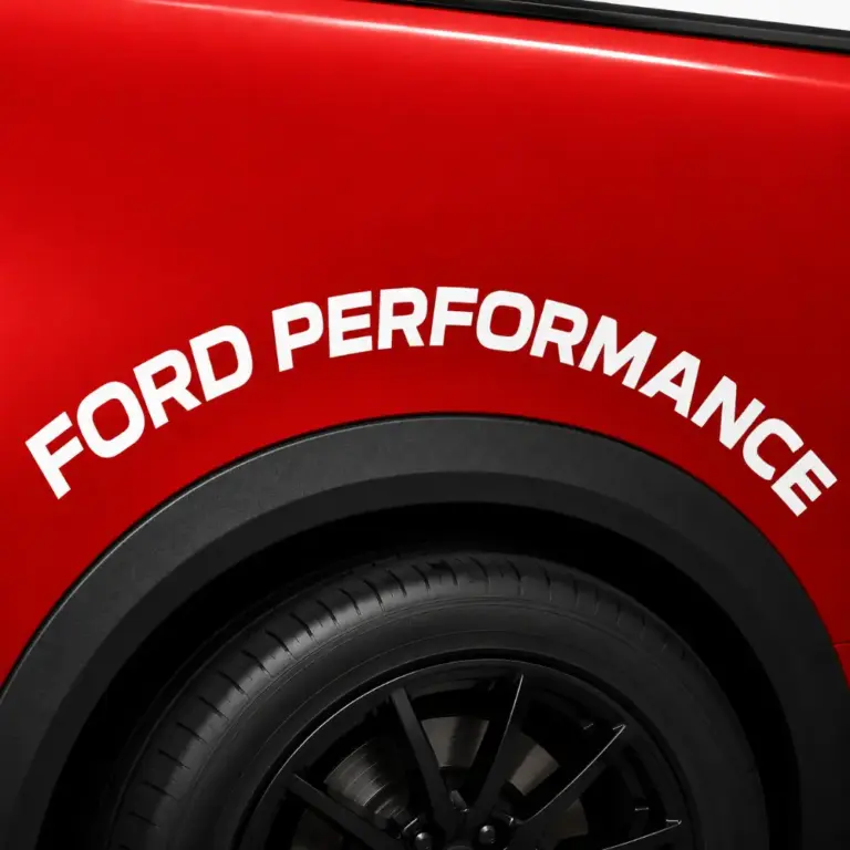 Ford Performance Curved Fender Decal