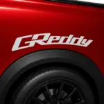 Greddy Curved Fender Decal