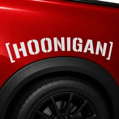 Hoonigan Curved Fender Decal