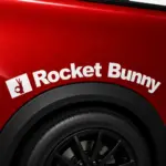 Rocket Bunny Curved Fender Decal